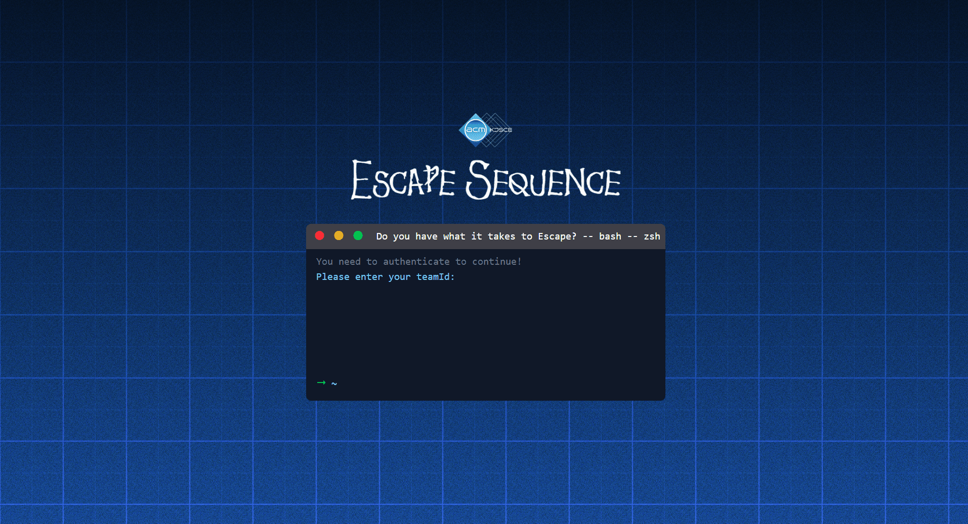 Image for Escape Sequence